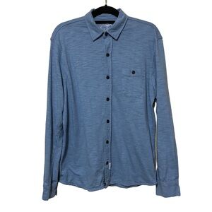 Laguna Button Down Shirt Men’s L Blue Long Sleeve Casual